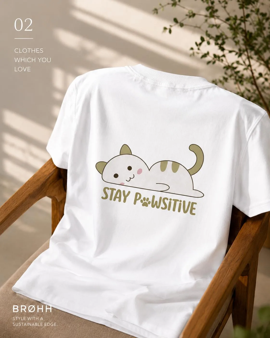 Stay Positive oversize tshirt